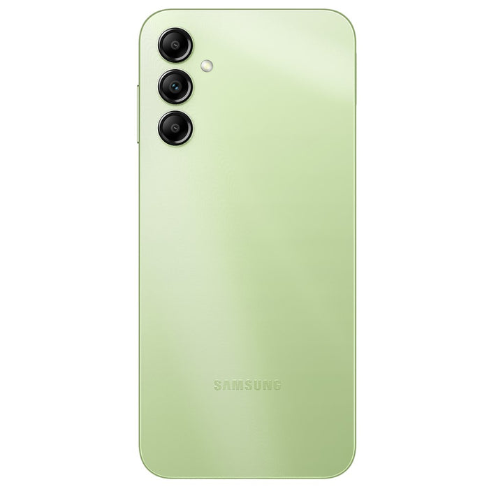 Samsung Galaxy A14 5G (128 GB, 4 GB) 6.6" GSM desbloqueado, Global 4G LTE A146M/DS (buen estado, reacondicionado, verde claro)