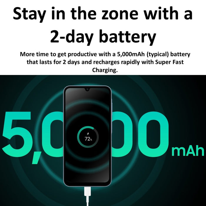 Samsung Galaxy A15 5G (64GB, 4GB) 6.5" TRACFONE locked, Global 5G / 4G LTE ** MODEL SM-S156V*** (Renewed | Like New, Blue Black)