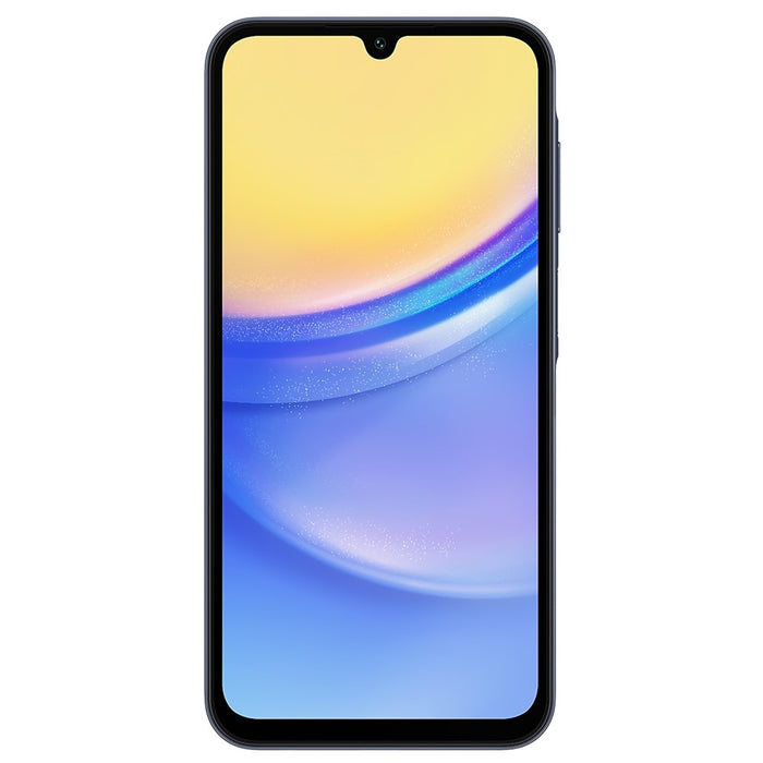 Samsung, Galaxy A15 5G (256 GB, 8 GB) 6.5" Completamente desbloqueado, A156M/DSN - La placa base está dañada, todos los demás componentes funcionan (solo para piezas/no funciona, azul negro)