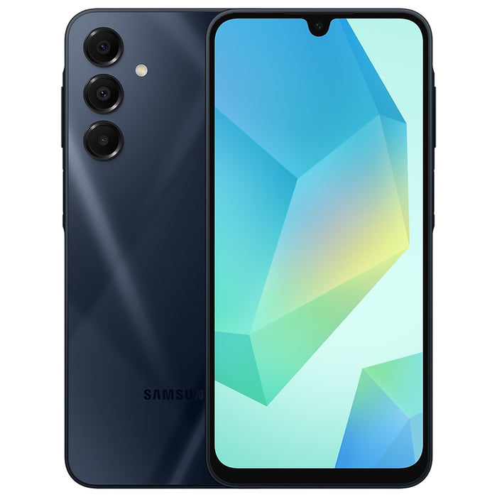 SAMSUNG Galaxy A16 5G Dual SIM (128GB, 2025) 6.7" 90Hz AMOLED, Water Resistant, 8Core, 50MP Camera (Factory Unlocked International Model for GSM, Global) A166M/DS (Blue Black)  ***eSIM ONLY *** (Renewed | Pre-Loved, Blue Black)