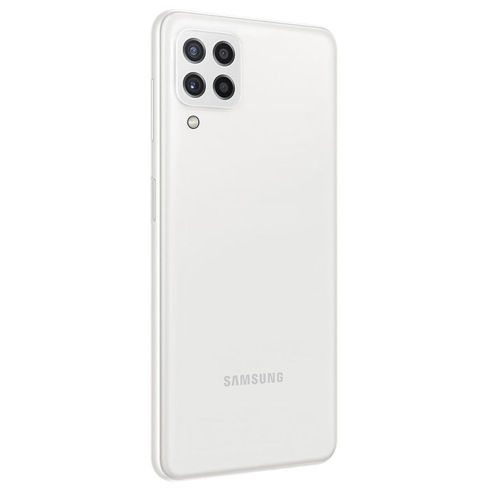 SAMSUNG Galaxy A22 (128 GB, 4 GB) 6,4" GSM desbloqueado EE. UU. + Global 4G LTE A225M/DSN (aceptable - reacondicionado, blanco)