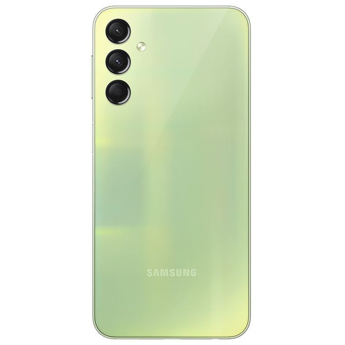 Samsung Galaxy A24 (128GB, 4GB) 6.5" GSM Unlocked US + Global 4G LTE A245M/DSN (Excellent - Refurbished, Lime Green)