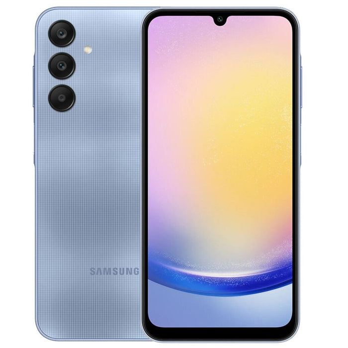 Samsung Galaxy A25 5G (256 GB, 8 GB) 6.5" GSM desbloqueado, Global 4G LTE A256E/DSN (en buenas condiciones, reacondicionado, azul)