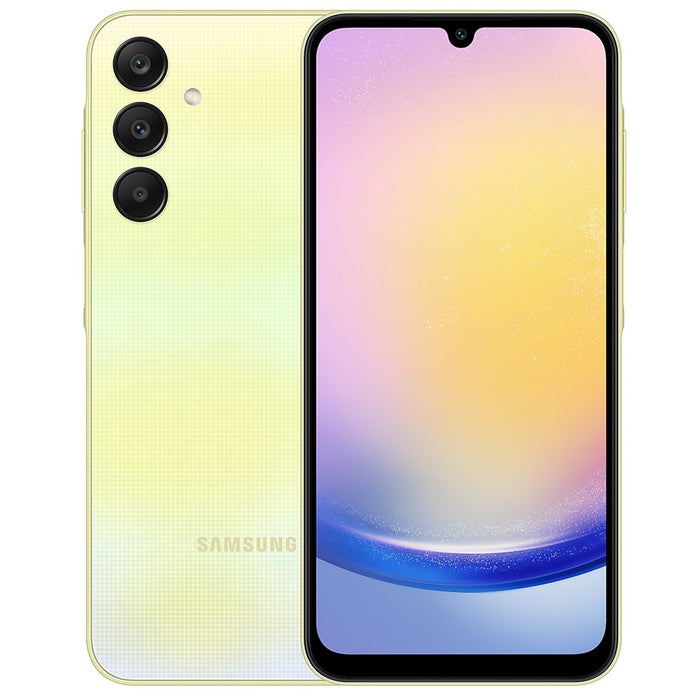 Samsung Galaxy A25 5G (256 GB, 8 GB) 6.5" GSM desbloqueado, Global 4G LTE A256E/DSN (Excelente - Reacondicionado, Amarillo)