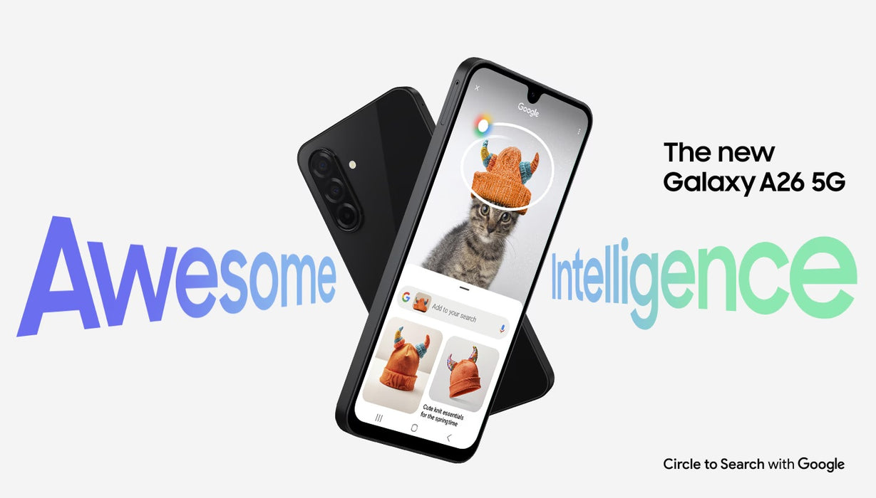 Samsung Galaxy A26 5G (256GB, 8GB) 6.7" Factory Unlocked GSM 5G/4G LTE A266M/DS (Renewed | Like New, Mint)