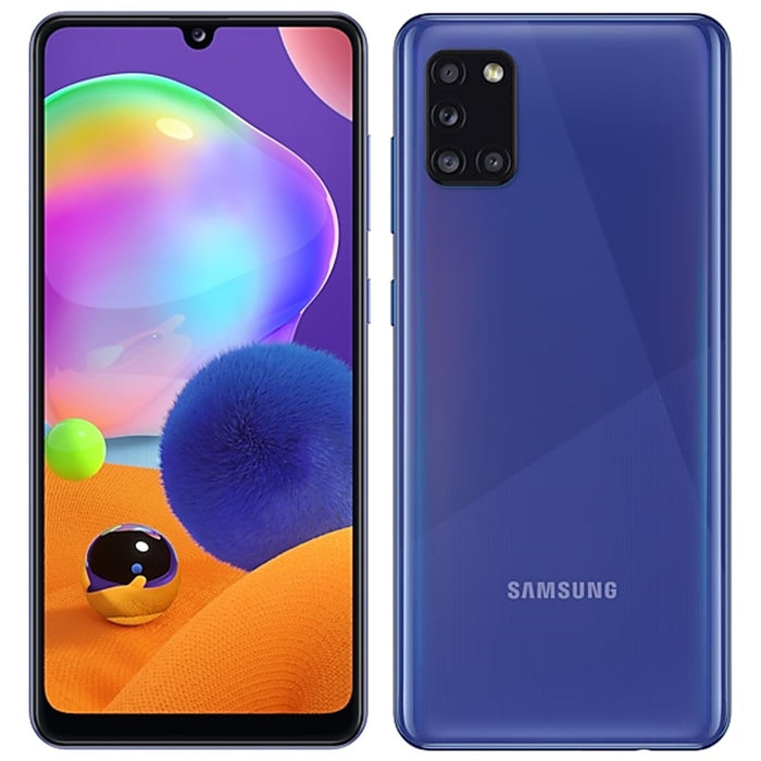 Samsung Galaxy A31 (128 GB, 4 GB) 6.4" Dual SIM GSM Desbloqueado GLOBAL 4G LTE A315G/DS (Excelente - Reacondicionado, Prism Crush Blue)