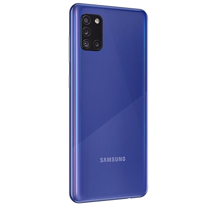 Samsung Galaxy A31 (128 GB, 4 GB) 6.4" Dual SIM GSM Desbloqueado GLOBAL 4G LTE A315G/DS (Excelente - Reacondicionado, Prism Crush Blue)