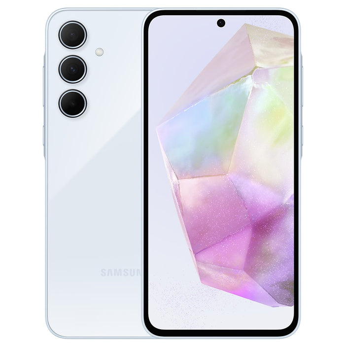 Samsung Galaxy A35 5G (128GB) 6.6" Fully Unlocked, Global 5G / 4G LTE (Renewed | Like New, Awesome Iceblue)
