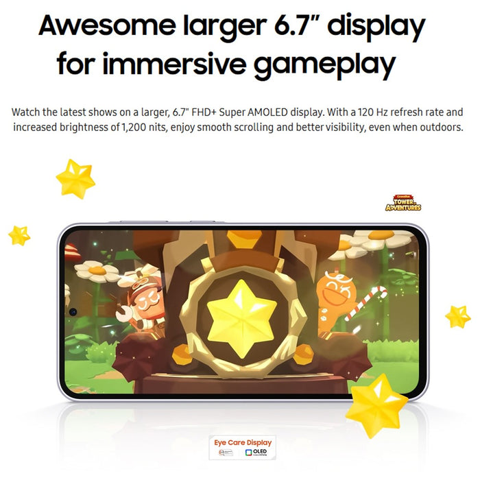 Samsung Galaxy A36 5G (256GB, 8GB) 6.7" GSM Unlocked, Global 5G/4G LTE A366E/DS (Renewed | Like New, Awesome Lavender)