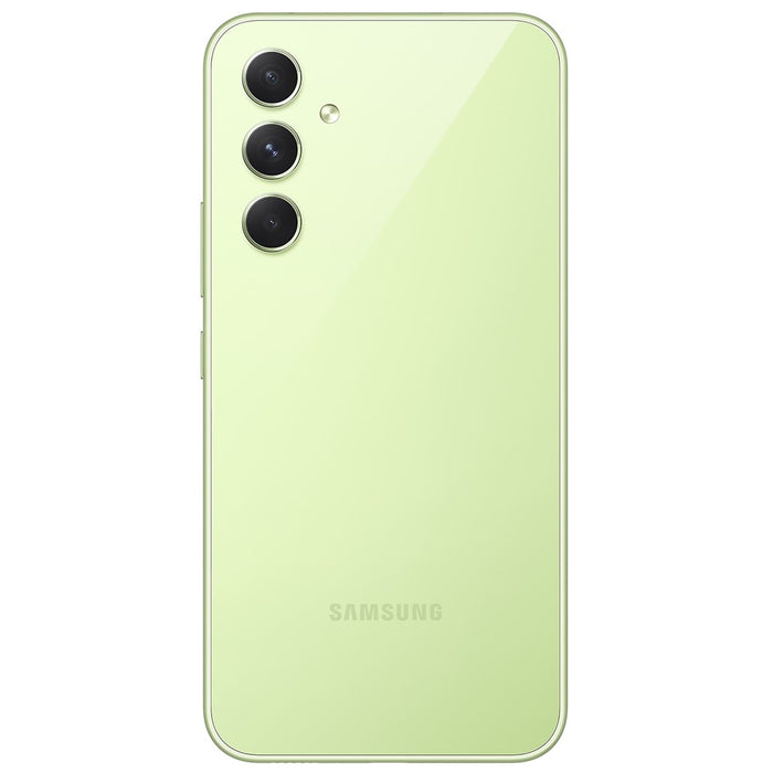 Samsung Galaxy A54 5G (128 GB, 6 GB) 6.4" GSM desbloqueado, Global 4G LTE A546E/DS (Excelente - Reacondicionado, Impresionante color lima)