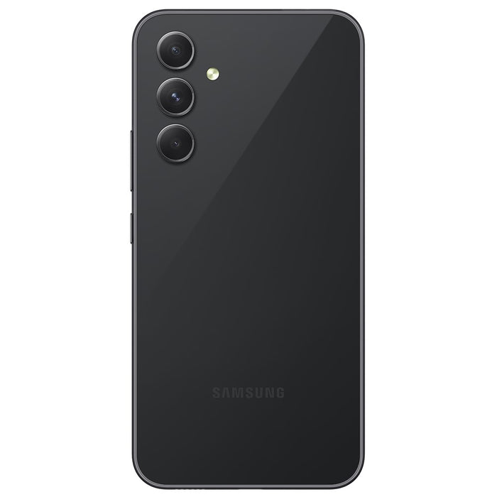 SAMSUNG Galaxy A54 5G (128GB, 6GB) 6.4" Fully Unlocked, US 5G, Global 4G A546U1 (Excellent - Refurbished, Awesome Black)