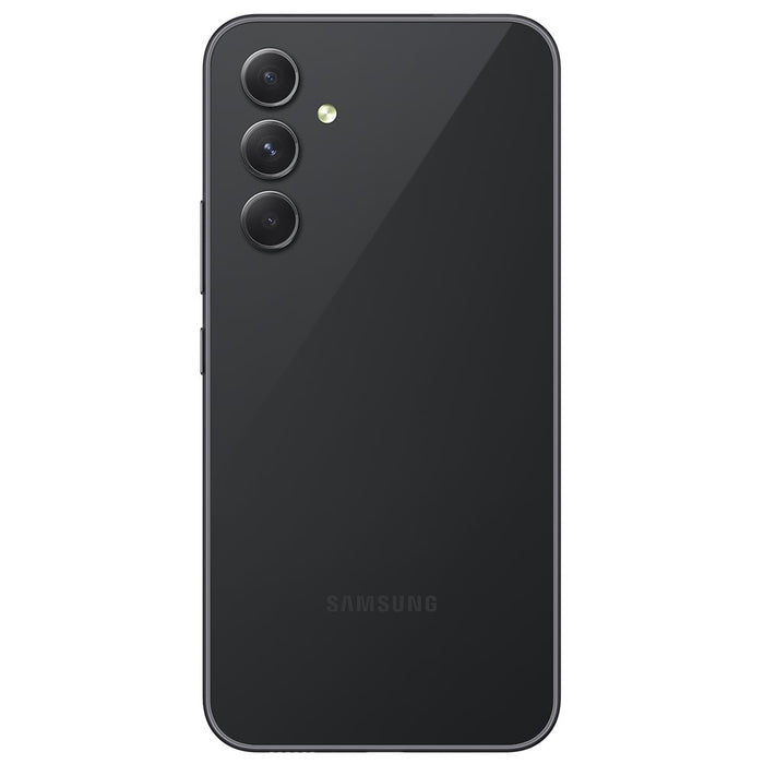 Samsung Galaxy A54 5G (128 GB, 6 GB) 6.4" GSM desbloqueado, EE. UU. 5G, Global 4G LTE A546U (Excelente - Reacondicionado, Negro increíble)