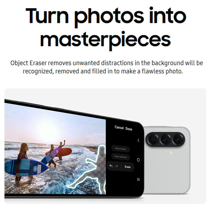 SAMSUNG Galaxy A56 5G Dual SIM (256GB, 8GB) 6.7" Factory Unlocked for Global (Renewed | Like New, Awesome Lightgray)