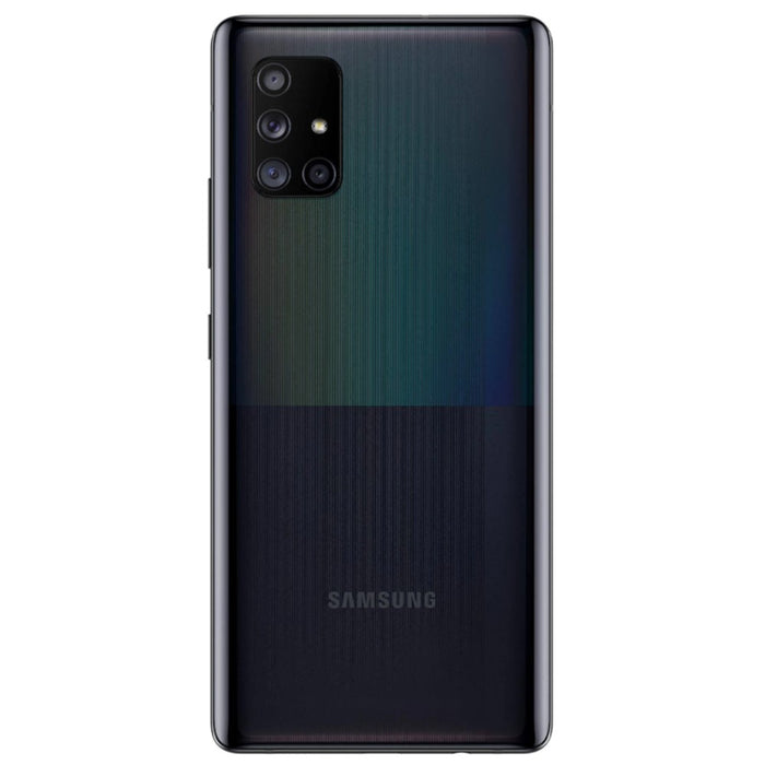 SAMSUNG Galaxy A71 5G (128GB, 6GB) 6.7" AMOLED+, Snapdragon 765G, 4500mAh Battery, Global 5G Volte GSM AT&T Unlocked (T-Mobile, Metro, Straight Talk) A716U (Prism Cube Black)(Renewed) (Excellent - Refurbished, )