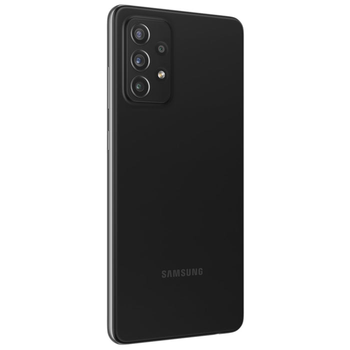 SAMSUNG Galaxy A72 (128 GB, 6 GB) 6.7" Dual SIM GSM Desbloqueado Global 4G LTE A725M (Excelente - Reacondicionado, Impresionante Negro)