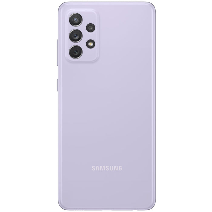 SAMSUNG Galaxy A72 (128GB, 6GB) 6.7" Dual SIM GSM Unlocked Global 4G LTE A725M (Excellent - Refurbished, Awesome Violet)