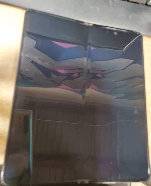 SAMSUNG Galaxy Z Fold4 5G (512GB, 12GB) 7.6" Fully Unlocked **READ DESCRIPTION** (For Parts | Non-Functional, Phantom Black)