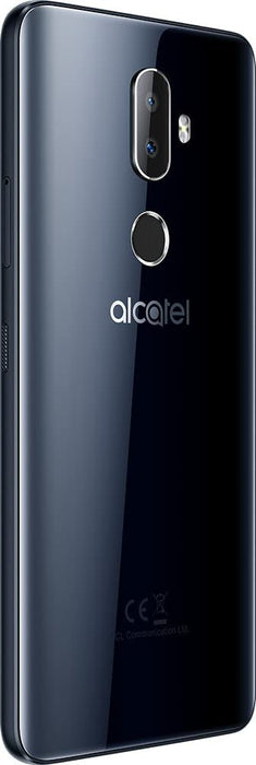 Alcatel 3V - 6" 18:9 HD, cámara dual de 12 MP, Android 8.0 Oreo GSM desbloqueado negro (negro)