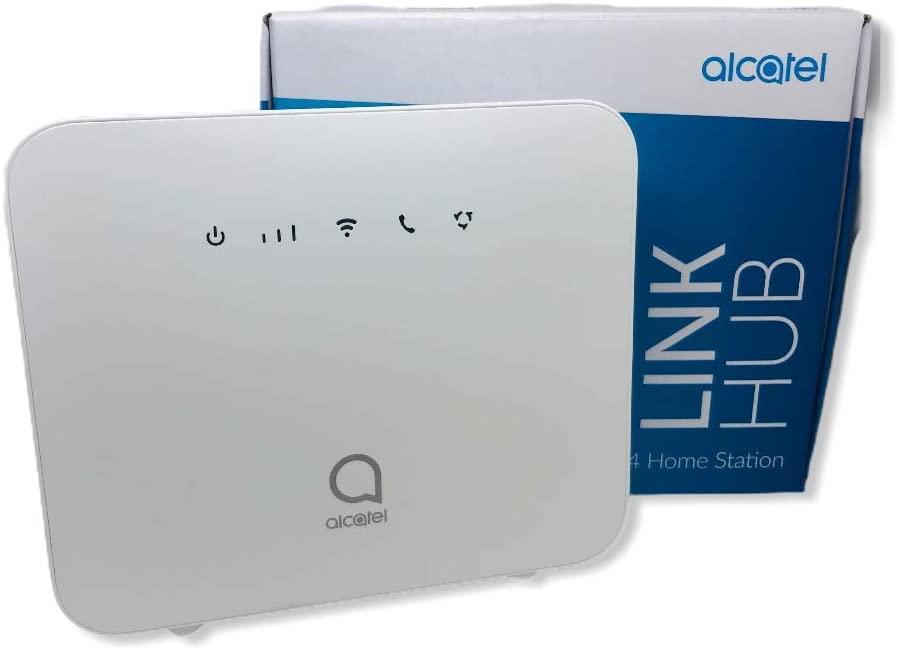 Alcatel Wi-Fi LINK HUB Mobile GSM Unlocked Global 4G LTE CAT 4 HH42NK (White) (White)