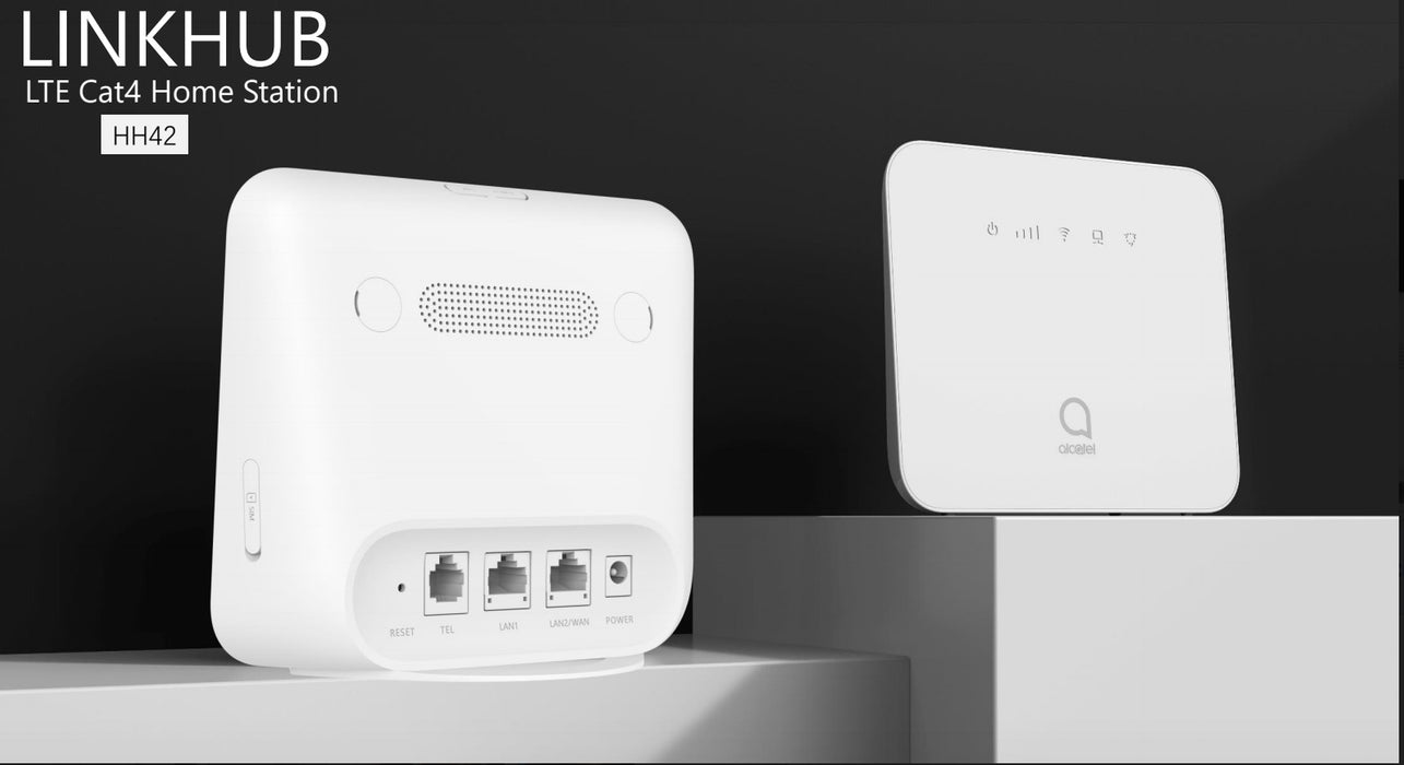 Alcatel Wi-Fi LINK HUB Móvil GSM Desbloqueado Global 4G LTE CAT 4 HH42NK (Blanco) (Blanco)