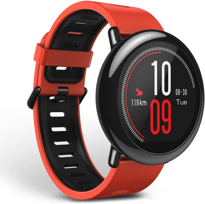 Reloj para correr Amazfit Pace 1.34" GPS + GLONASS, resistente al agua IP67 - A1612 (rojo) (rojo)