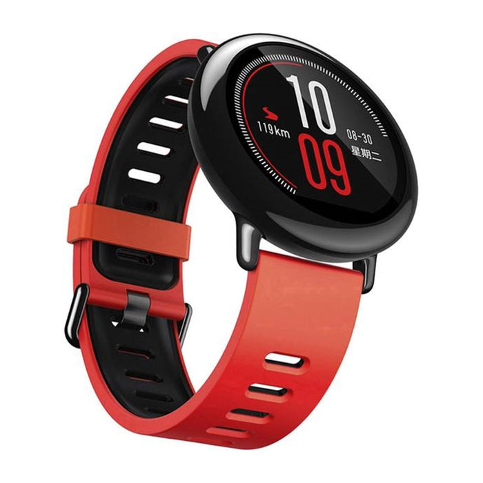 Reloj para correr Amazfit Pace 1.34" GPS + GLONASS, resistente al agua IP67 - A1612 (rojo) (rojo)