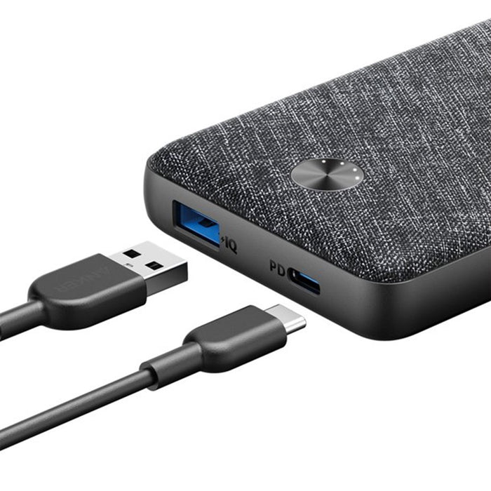 Cargador portátil ultradelgado de 20 000 mAh Anker PowerCore Metro Essential 20 000 PD (negro)