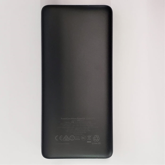 Cargador portátil ultradelgado de 20 000 mAh Anker PowerCore Metro Essential 20 000 PD (negro)