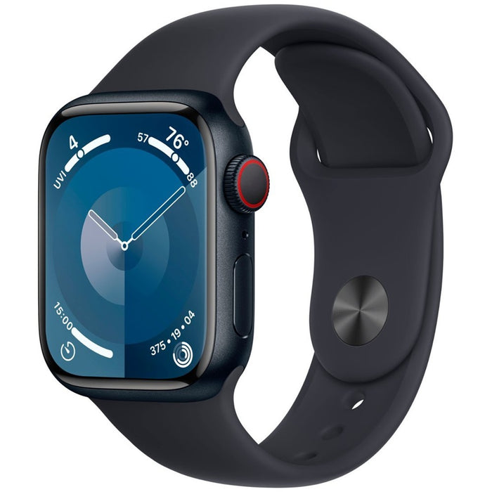 Apple Watch Series 9 (45 mm, GPS + Cellular) 1.9" completamente desbloqueado con caja de aluminio (excelente - reacondicionado)