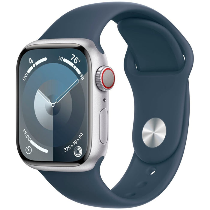 Apple Watch Series 9 (41 mm, GPS + Cellular) 1.69" completamente desbloqueado con caja de aluminio (excelente - reacondicionado)