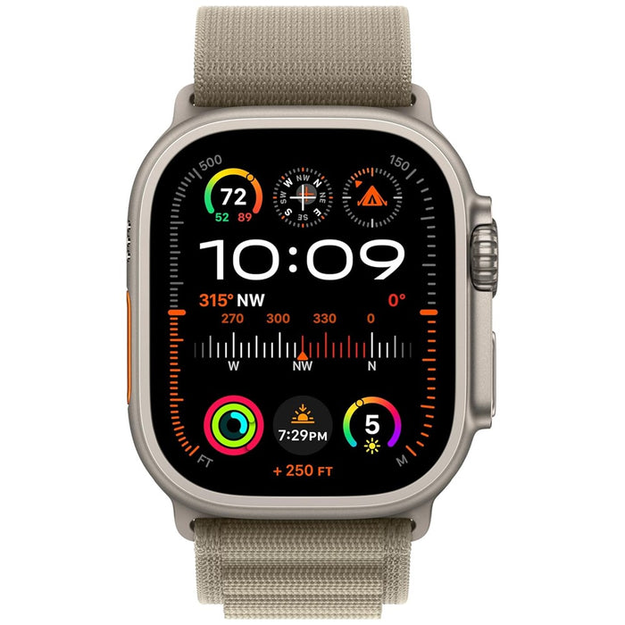 Apple Watch Ultra 2 (49 mm, Wi-Fi, GPS + 4G LTE) Totalmente desbloqueado (marco de titanio) (Excelente - Reacondicionado)