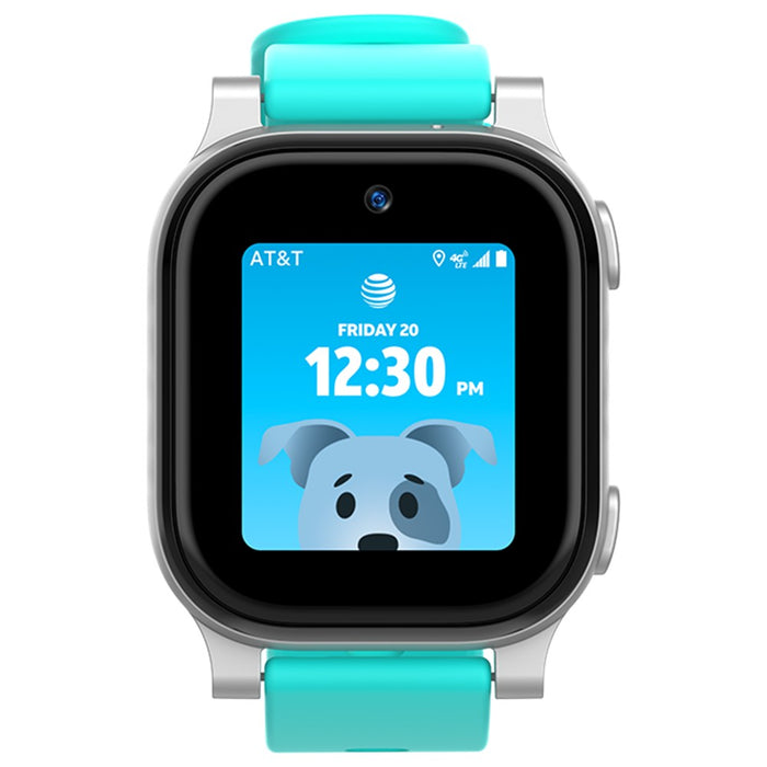AT&T amiGO Jr. Watch – 1.4" Kids Smartwatch with GPS, Video Calling & 4G LTE (Renewed | Pre-Loved, Silver)