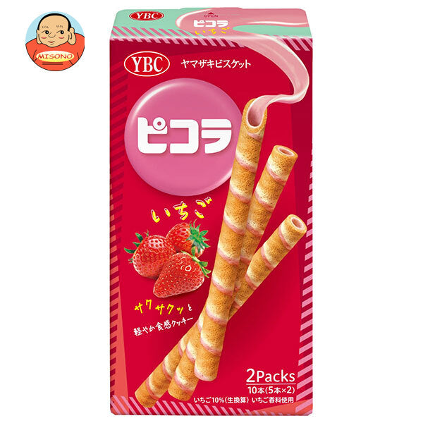 Picola Strawberry Japanese Biscuit Sticks Crispy Cream Filled Snack (, )