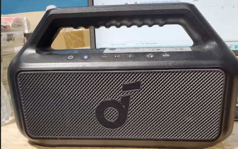 Soundcore Boom 2 80W Bluetooth Speaker Waterproof BassUp 24H Playtime ***READ DESCRIPTION*** (Renewed | Smart Saver, Black)