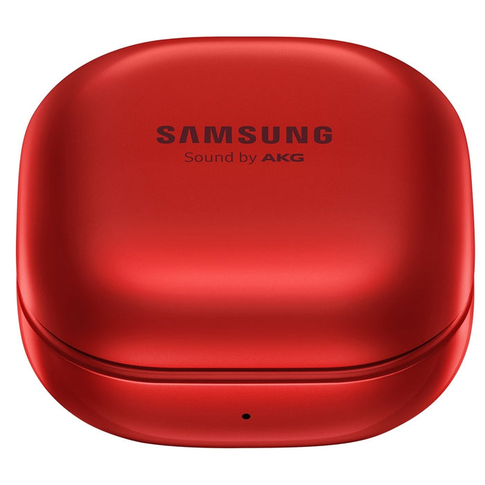 Auriculares inalámbricos Samsung Galaxy Buds Live SM-R180 con cancelación activa de ruido (modelos iOS y Android) (excelentes, reacondicionados, Mystic Red (edición limitada))