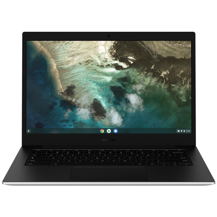 SAMSUNG Galaxy Chromebook Go (32GB, 4GB, WiFi + 4G) 14" Cellular Unlocked Laptop (Excellent - Refurbished, Silver)