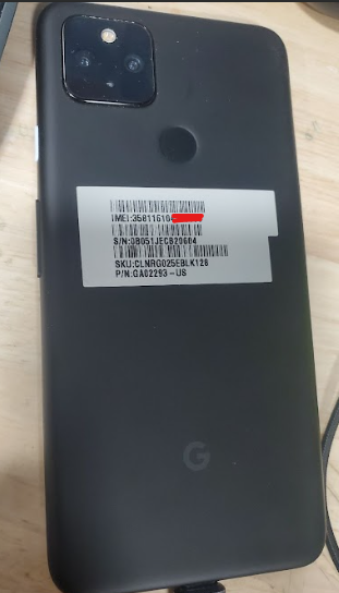 Google Pixel 4a 5G (128GB, 6GB) 6.2" (GSM + CDMA) 4G LTE Unlocked - US model (Renewed | Smart Saver, Black)