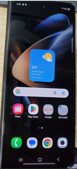 SAMSUNG Galaxy Z Fold4 5G (256GB, 12GB) 7.6" Fully Unl ***READ DESCRIPTION*** (Renewed | Smart Saver, Phantom Black)