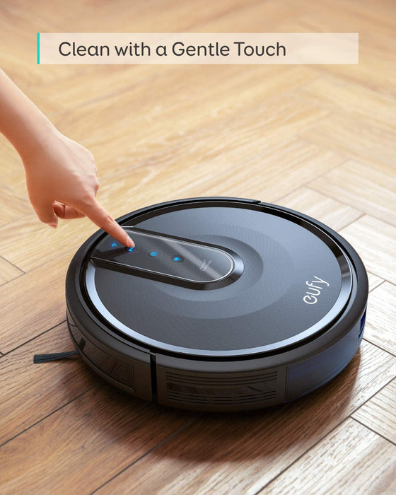 Eufy RoboVac 35C Robot WiFi Super-Thin Smart Vacuum Cleaner App-Control for Pets (Black)