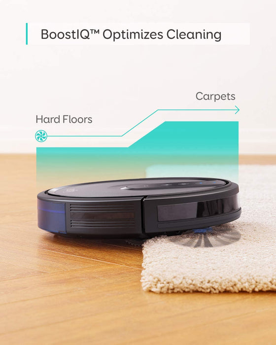 Eufy RoboVac 35C Robot WiFi Super-Thin Smart Vacuum Cleaner App-Control for Pets (Black)