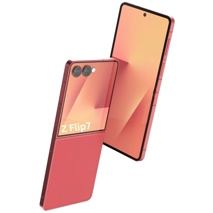 SAMSUNG Galaxy Z Flip7 5G (512GB, 12GB) 6.9" Fully Unlocked US & Global F766U (Renewed | Pre-Loved, Coral Red)