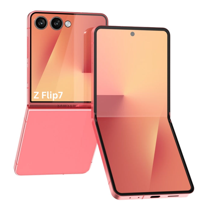 SAMSUNG Galaxy Z Flip7 5G (512 GB, 12GB) 6.9" Fully Unlocked (READ DESCRIPTION) (Renewed | Smart Saver, Coral Red)