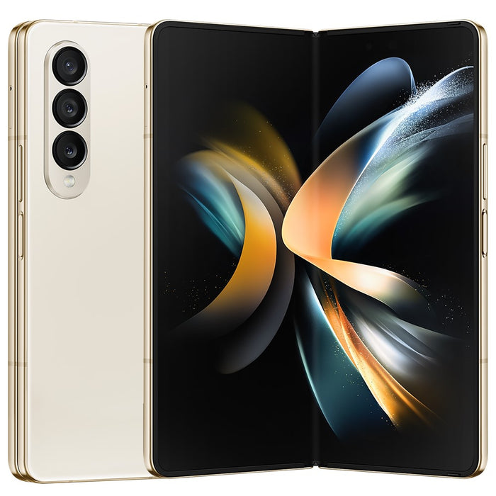 SAMSUNG Galaxy Z Fold4 5G (256GB, 12GB) 7.6" Fully Unlocked** READ DESCRIPTION** (For Parts | Non-Functional, Beige)