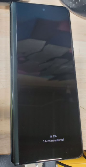 Samsung Galaxy Z Fold3 5G (256GB, 12GB)Unlocked F926U ***READ DESCRIPTION** (For Parts | Non-Functional, Phantom Green)