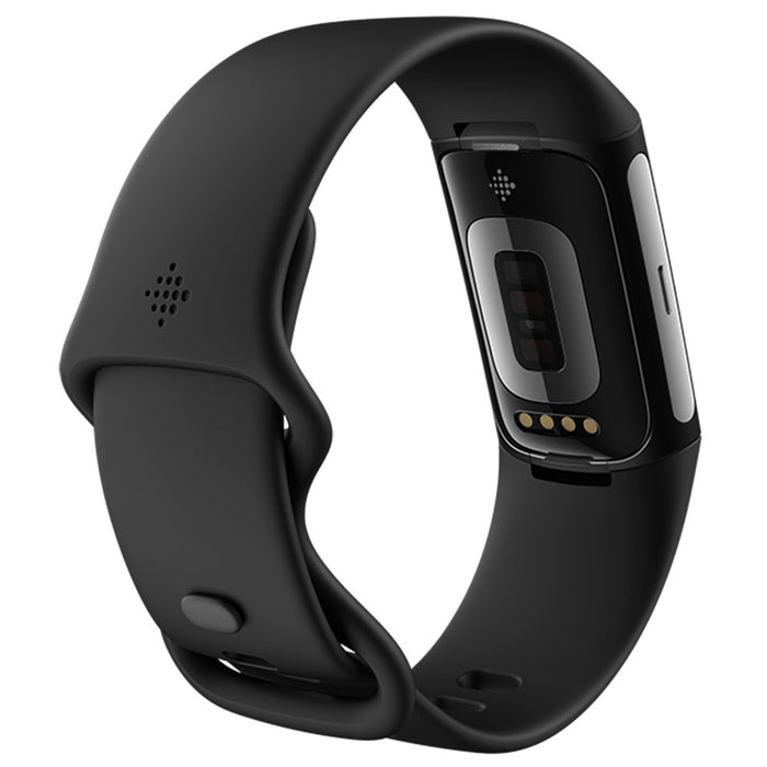 Rastreador de actividad física avanzado Fitbit Charge 6 con GPS integrado, Fitbit Pay (negro) (negro)