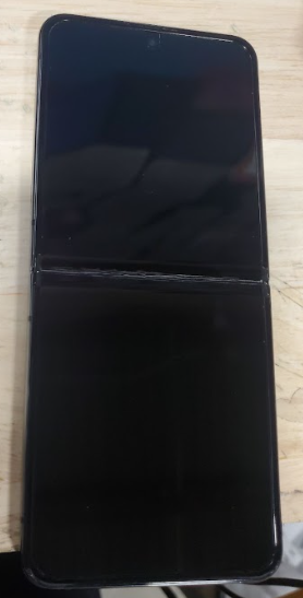 SAMSUNG Galaxy Z Flip4 5G (128GB, 8GB) 6.7" Fully Unlocked **READ DESCRIPTION** (Renewed | Smart Saver, Graphite)