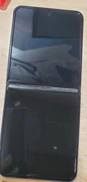 SAMSUNG Galaxy Z Flip4 5G (256GB, 8GB) 6.7" Ful Unlocked***READ DESCRIPTION*** (Renewed | Smart Saver, Blue)