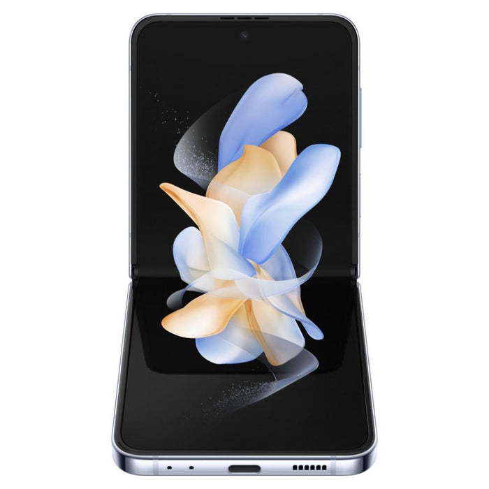 SAMSUNG Galaxy Z Flip4 5G (256GB, 8GB) 6.7" AT&T Locked F721U (Renewed | Like New, Blue)