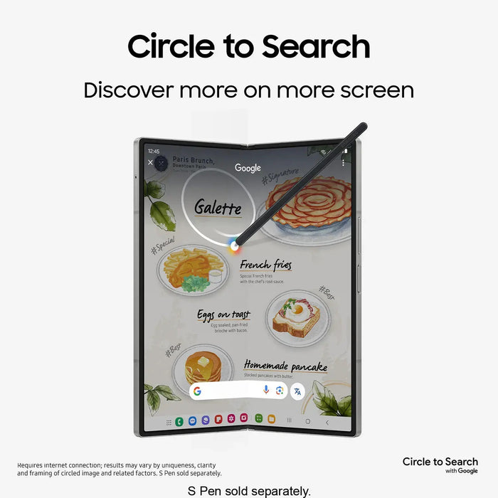 Samsung Galaxy Z Fold6 5G (512GB, 12GB) 7.6" Factory Unlocked GSM/CDMA F956U (Renewed | Like New)