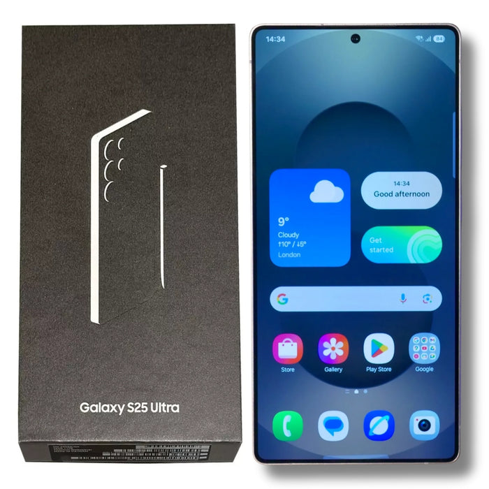 Samsung Galaxy S25 Ultra 5G (256GB, 12GB) 6.9" Factory Unlocked Dual SIM S938B (Renewed | Like New, Titanium Black)